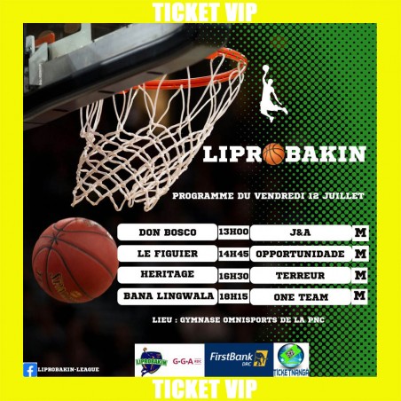 CHAMPIONNAT LIPROBAKIN 2024 : Ticket VIP du 12/07/2024