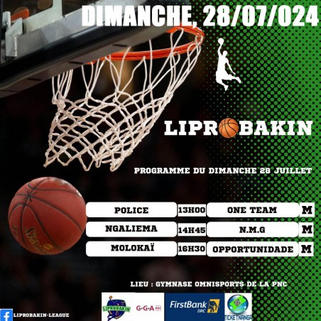 TICKETS CHAMPIONNAT LIPROBAKIN 2024 du 28/07/2024